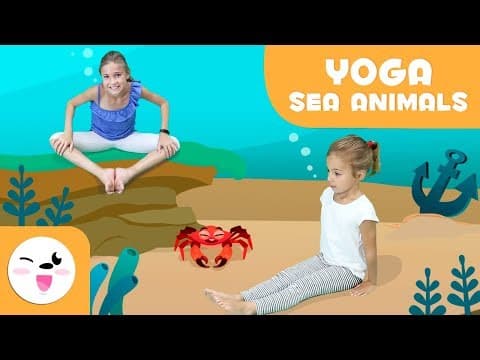 Yoga for children - aquatic animals yoga poses