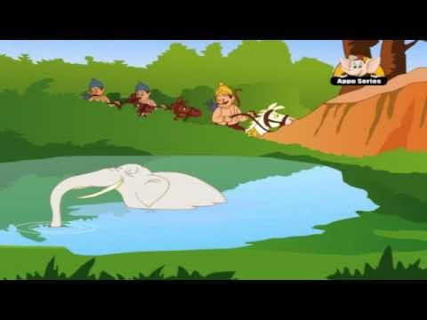 Noble elephant in telugu - a hithopadesha tale