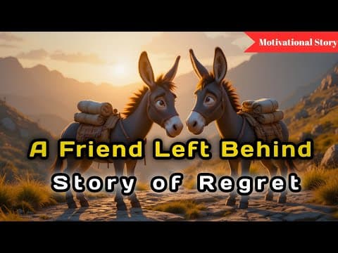 A Friend Left Behind: A Story of Regret | Motivational story