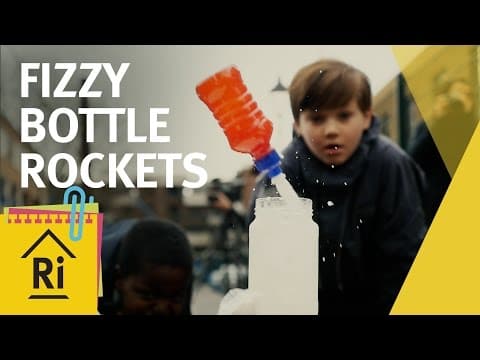 At home science - How to make fizzy bottle rockets - ExpeRimental 16
