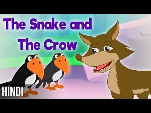 साँप और कौआ -The Snake and The Crow | Moral Stories for kids | Fairy Tales in Hindi