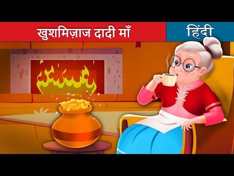 खुशमिज़ाज दादी माँ | The Cheerful Granny in Hindi | ‪@HindiFairyTales‬
