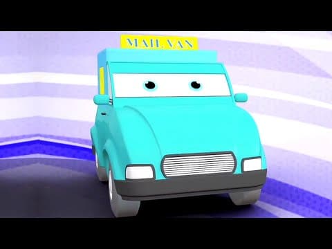 Mail Van, Transportation Cartoon Video For Kids