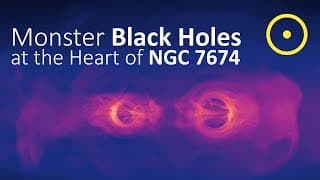 Two Monster Black Holes at a Galaxys Heart