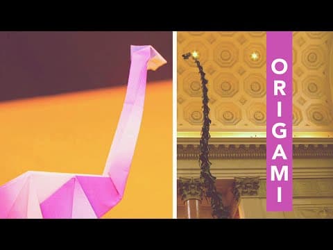 Origami at the Museum: Folding a Dinosaur