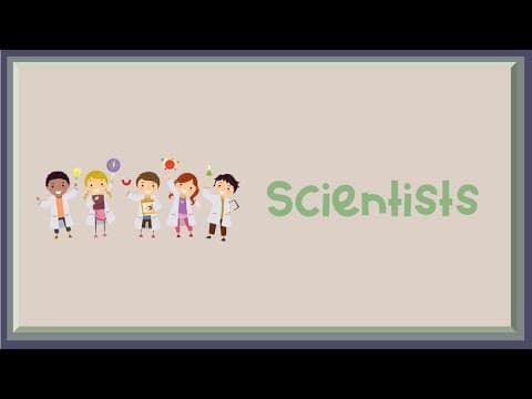 What Do Scientists Do?