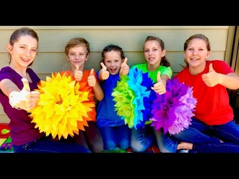 Learn English Colors Rainbow decorations