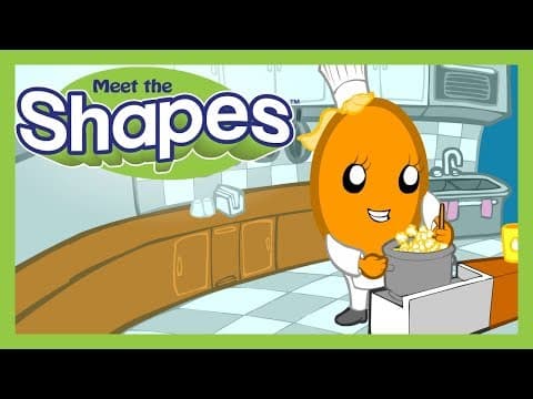 Meet the Shapes - Oval