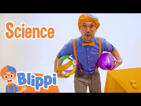Science videos for kids with blippi