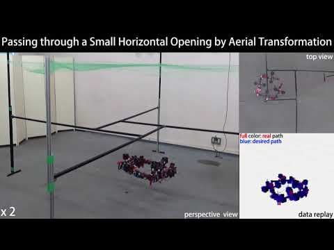 A hovering robot DRAGON that shape-shifts in flight
