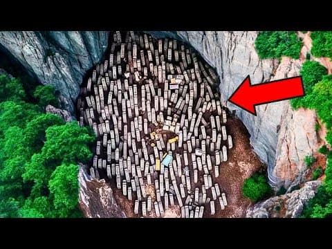 Drone Makes A Chilling Discovery In Valley, No One Is Supposed To See This