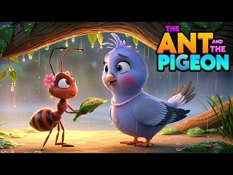 The Ant and the Pigeon 🐜🕊️ | English Moral Stories | Bedtime Stories