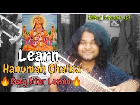 Learn Hanuman Chalisa On Sitar | Sitar Lesson 49