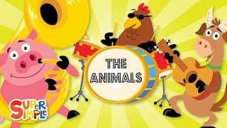 The Animals On The Farm  Animals and Farm Song for Kids