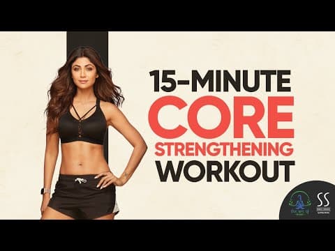 15-Min Core Strengthening Workout (NO EQUIPMENT) | Fitness Programs | Shilpa Shetty Kundra