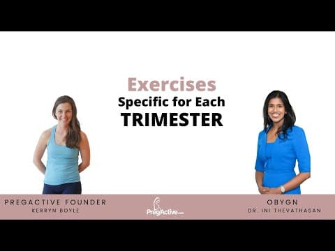 Best pregnancy exercises for every trimester with obstetrician dr ini