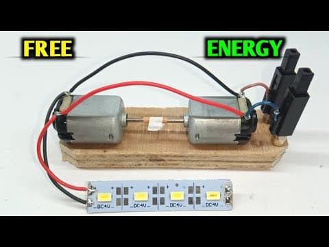 New free energy with two dc motor