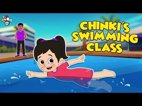 Chinki's Swimming Class | Telugu Stories | Moral Stories | Kids Animation Story | Puntoon Kids
