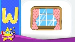 W Phonics - Letter W - Alphabet song | Learn phonics for kids