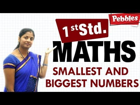 Smallest and biggest numbers - easy maths in telugu
