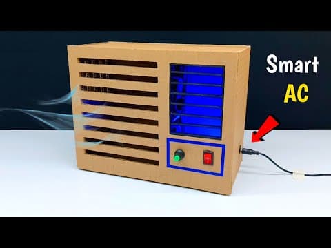 गर्मियों में Powerful AC Cooler कैसे बनाएं || How To Make Portable Air Conditioner At Home