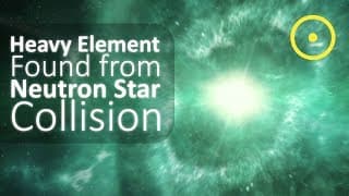Heavy Element Found from Neutron Star Collision