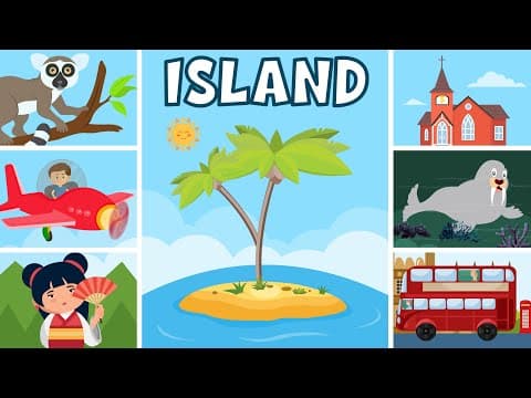 Learn about islands - how islands are formed - types of islands