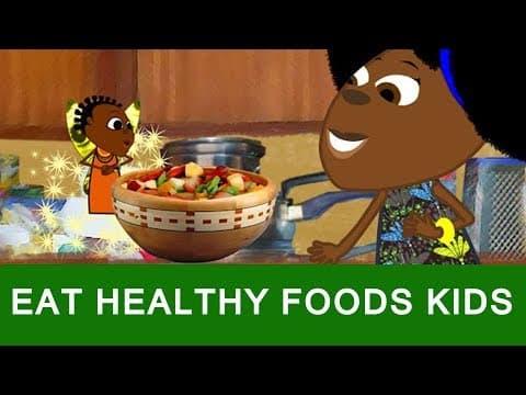 Eating healthy fruits is good for kids!