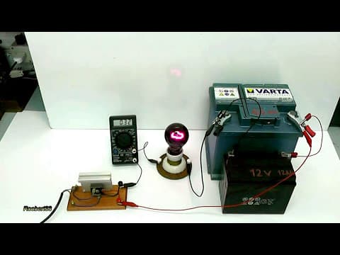 Homemade battery charger constant current test