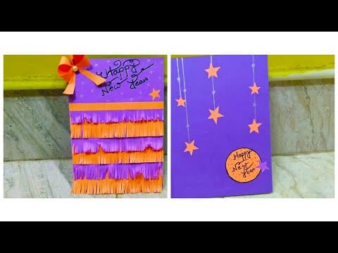 New year card making handmade - new year card - new year card - new year card making handmade easy
