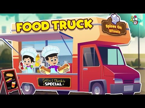 Gattu Chinki's ఆహార ట్రక్ | Spices on Wheels | Telugu Stories | Moral Stories | Puntoon Kids