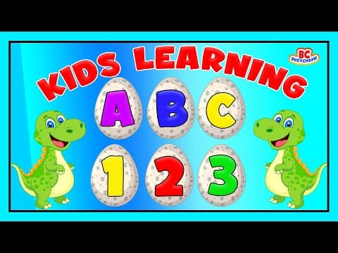 ABC and 123 Learning Videos For Toddlers | ABC Phonics Song For Toddlers | Numbers Song For Kids