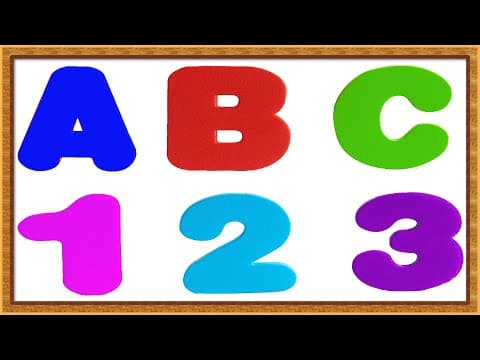 Learning videos for kids - learn abc for preschool - numbers for kids - early childhood education