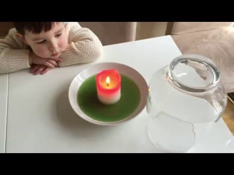 Vacuum Candle Experiment for Kids