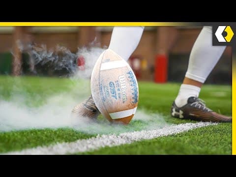 Will a LN2 Soaked Football BREAK a Pro Kickers Foot