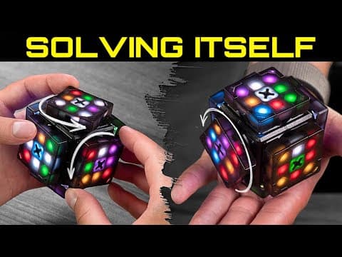 This Rubik's Cube from future is solving itself in your hands
