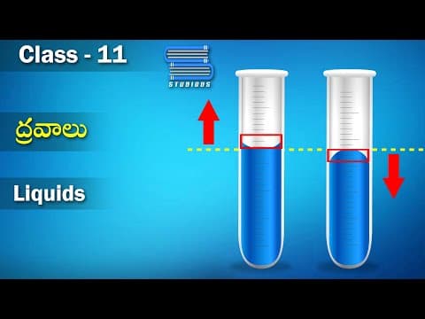 ద్రవాలు | Liquids | States of Matter | Solids Liquids & Gases | Chemistry