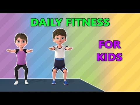 DAILY FITNESS FOR KIDS: AT-HOME EXERCISES | Kids Exercise