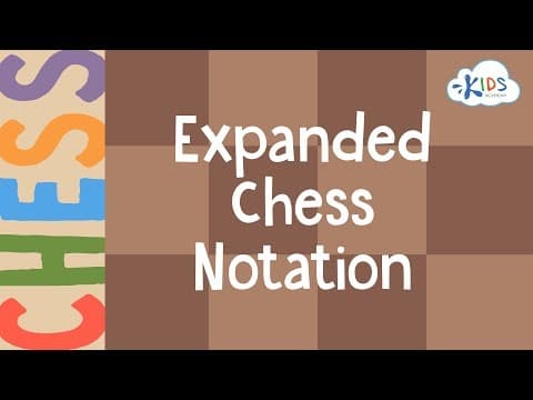 Expanded chess notation moves and captures