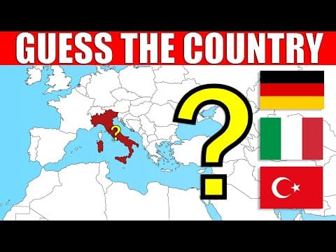 Guess The Country on The Map - EUROPE
