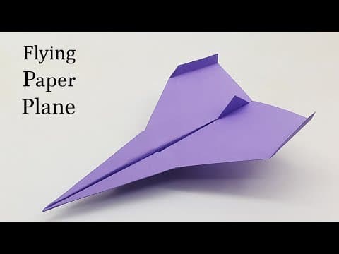 How To Make a Paper Jet Airplane ️ Flying Paper Plane ️ Easy Origami