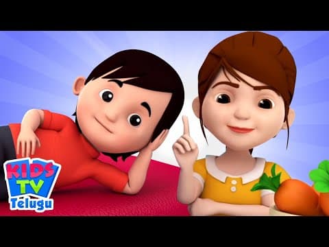 No No song Telugu Nursery Poem, కాదు కాదు పాట, Baby Songs and Nursery Rhymes by Kids Tv Telugu
