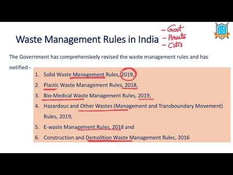 What is Waste Management Rules in India ? || Waste Management Rules అంటే ఏమిటి?