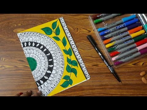 How to draw Mandala Art Quick and Easy | Easy Mandala Art | How to draw Mandala Art for Beginner