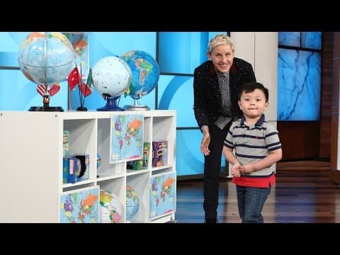 3-Year-Old Globe Expert Noah Ascano Impresses Ellen