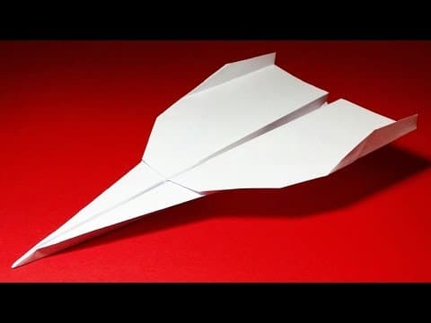 How to make a paper airplane that flies far: Strike Eagle