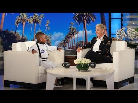 Kid Astronomy Expert Jerry Morrison III Shares His Secret with Ellen