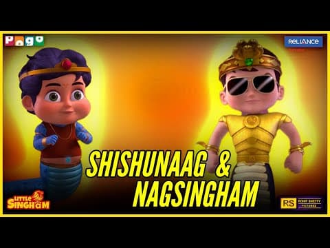 Shishunaag 🐍 and 🦁 NaagSingham | Supercop Ki Naag Shakti! ⚡ | Only on #pogochannel #kidscartoon