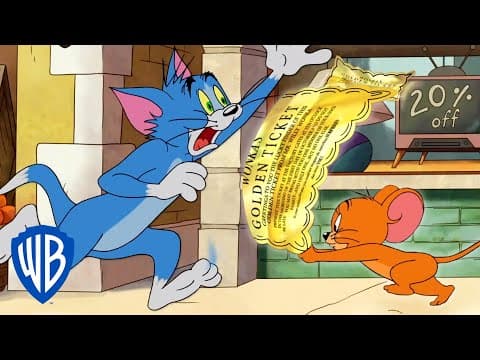 Tom and Jerry | Tom and Jerry Delivers the Golden Ticket | WB Kids