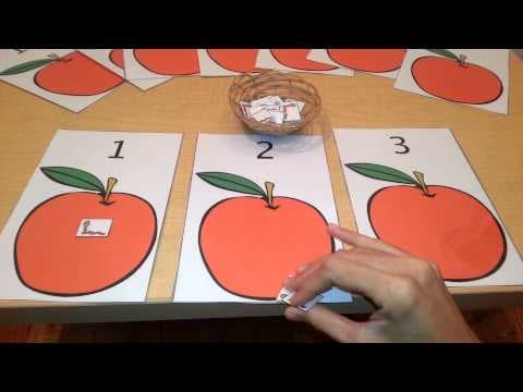 Math Number Quantity Activity- Toddlers Preschool Kindergarten
